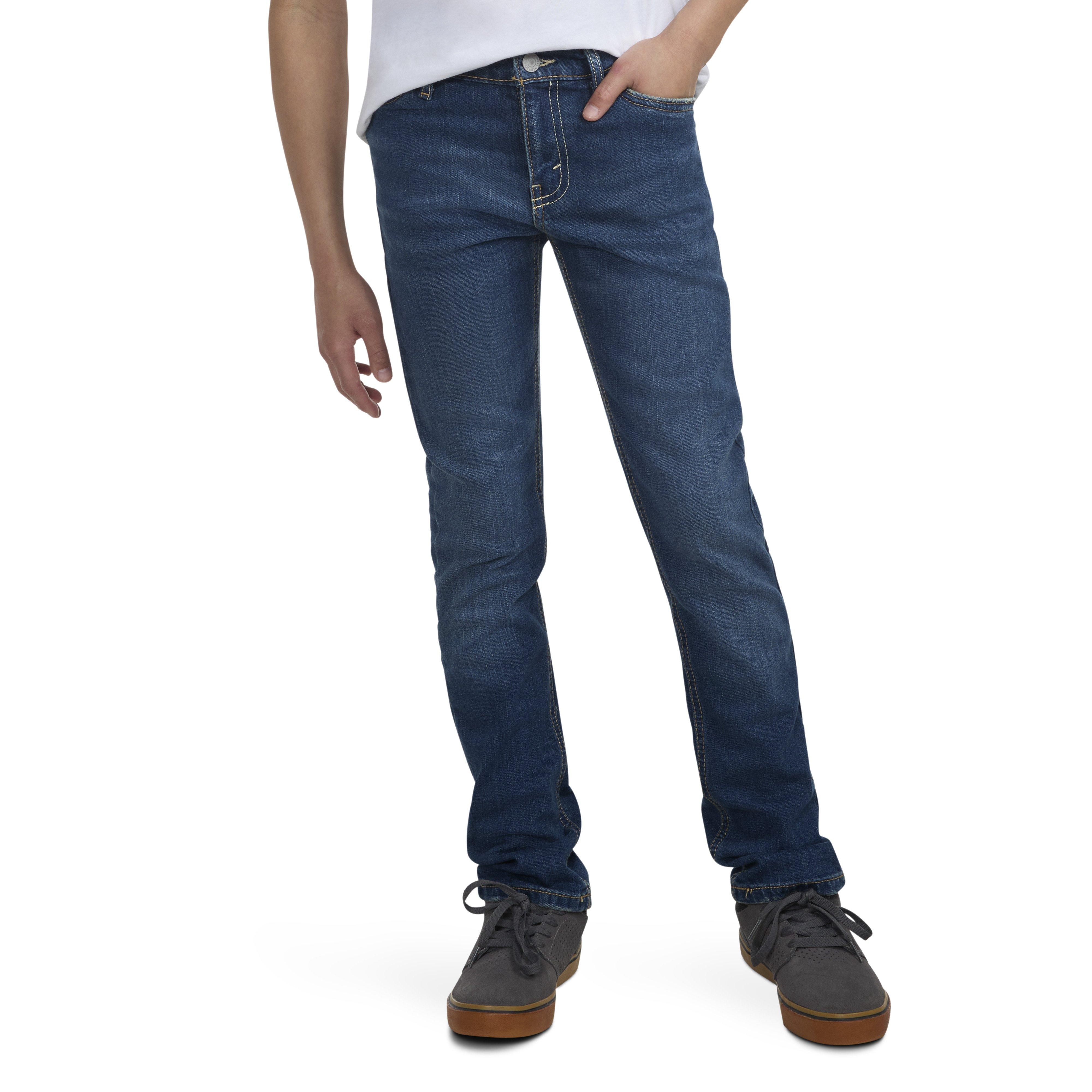 Levi's Big Boys' 511 Slim Fit Performance Medium Blue Wash Denim Jeans - MEDIUM BLUE
